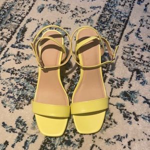 Wild Fable Neon Yellow Block Heel